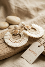 PENDIENTES ASIA ABANICO - Imagen 2