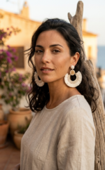 PENDIENTES ASIA ABANICO