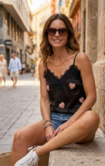 BLUSA LENCERA CORAZONES - Imagen 2