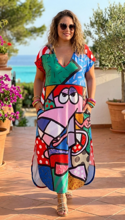 VESTIDO CORCEGA PINK PANTER