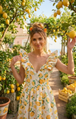 VESTIDO LIMONES - Imagen 3