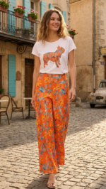 PANTALON MELODY NARANJA - Imagen 2