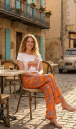 PANTALON MELODY NARANJA - Imagen 3