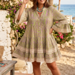 VESTIDO INES VERDE