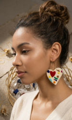 PENDIENTES ARO CORAZON - Imagen 2