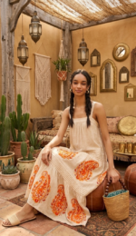 VESTIDO MACADAMIA BEIGE - Imagen 2