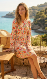 VESTIDO LONDON FLORES - Imagen 2