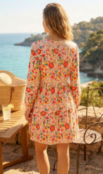 VESTIDO LONDON FLORES - Imagen 3