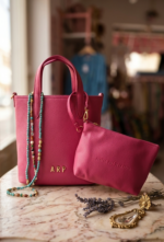 MINI TOTE FLORES REVERSIBLE - Imagen 8