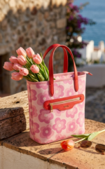 MINI TOTE FLORES REVERSIBLE - Imagen 9