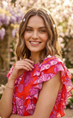 VESTIDO AMANECER CORAL - Imagen 4