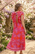 VESTIDO AMANECER CORAL - Imagen 3