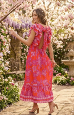 VESTIDO AMANECER CORAL - Imagen 2