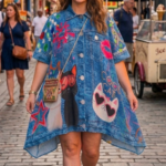 VESTIDO PONCHO MAKEDA GATO
