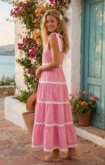 VESTIDO NAXOS ROSA - Imagen 2