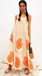 VESTIDO MACADAMIA BEIGE - Imagen 3