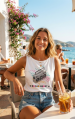 CAMISETA RADIO HEART BLANCA - Imagen 2