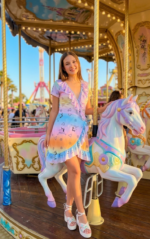 VESTIDO UNICORNIO VOLANTES