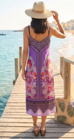 VESTIDO MALVA LOVE - Imagen 3