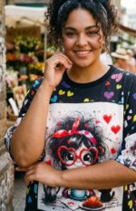 CAMISETA OVER GAFITAS - Imagen 3