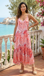 VESTIDO FLUORITA ROJO