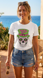 CAMISETA CALAVERA HAT - Imagen 2