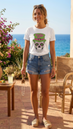 CAMISETA CALAVERA HAT