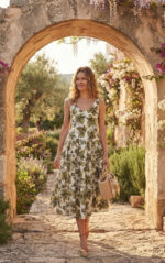 VESTIDO TULIPAN FLORES - Imagen 2