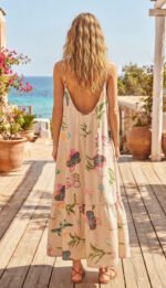 VESTIDO JESSA CREMA - Imagen 3
