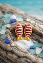 PENDIENTES PEZ RAYAS - Imagen 3
