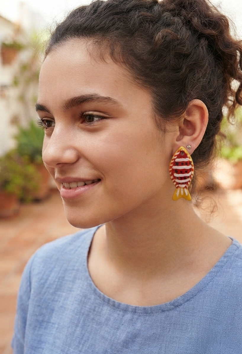 1787058858887 PENDIENTES PEZ RAYAS - Imagen 1