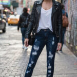 VAQUERO SKINNY SUPER HIGH WAIST ROTOS