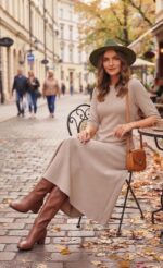 VESTIDO SOFI BEIGE - Imagen 2